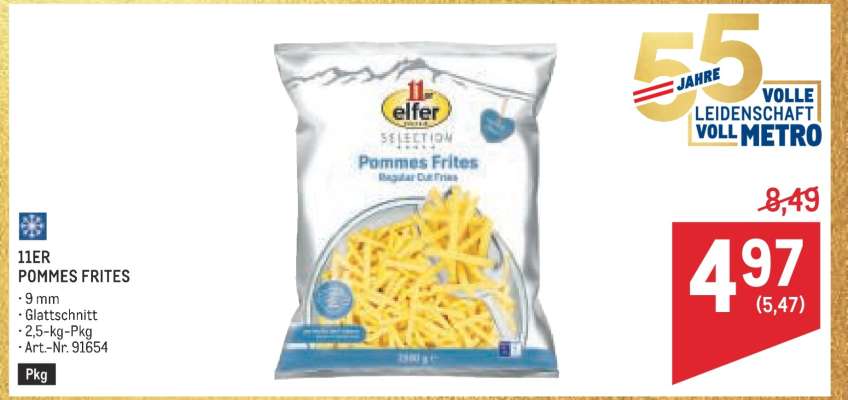 11er Pommes Frites