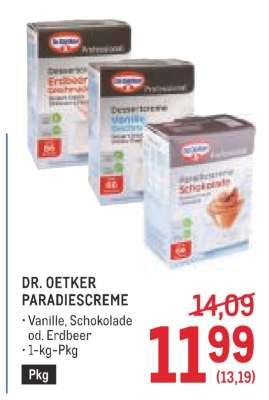 Dr. Oetker Paradiescreme