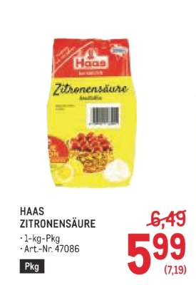 Haas Zitronensäure