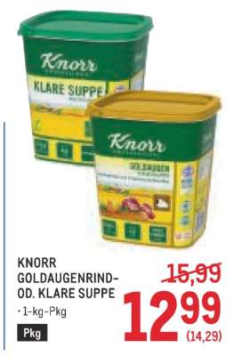 KNORR GOLDAUGENRIND- OD. KLARE SUPPE