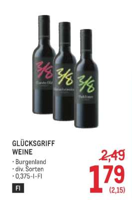 Glücksgriff Weine