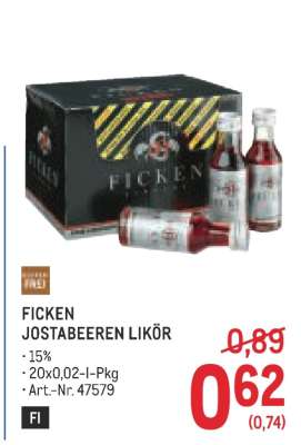 Ficken Jostabeeren Likör