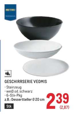 GESCHIRRSERIE VEOMIS