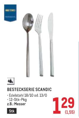 BESTECKSERIE SCANDIC