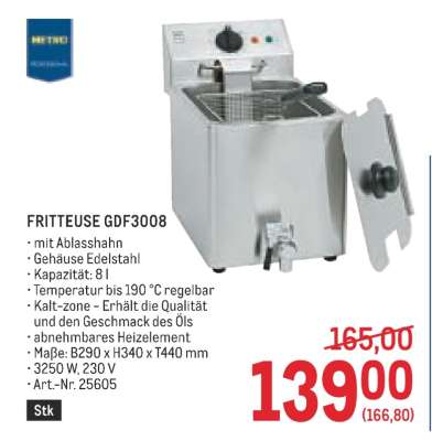 FRITTEUSE GDF3008