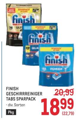 FINISH GESCHIRRREINIGER TABS SPARPACK