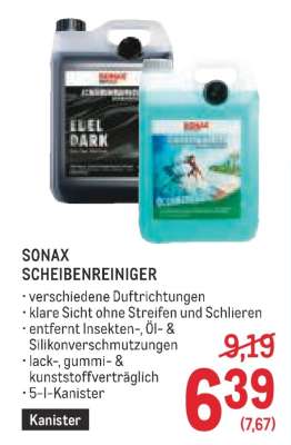 SONAX Scheibenreiniger