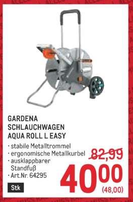 GARDENA SCHLAUCHWAGEN AQUA ROLL L EASY