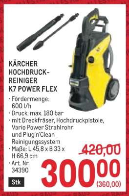 KÄRCHER HOCHDRUCKREINIGER K7 POWER FLEX