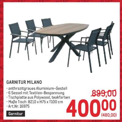 GARNITUR MILANO