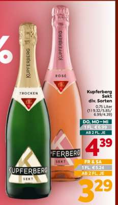 Kupferberg Sekt div. Sorten
