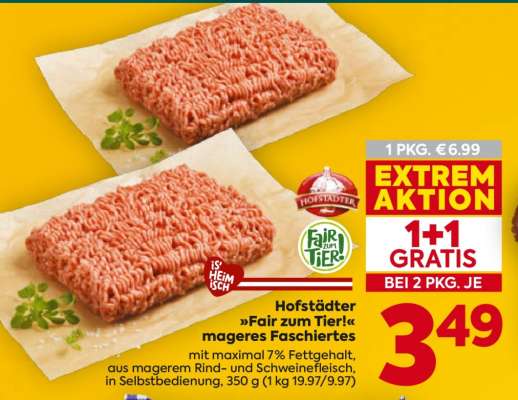 Hofstädter »Fair zum Tier!« mageres Faschiertes