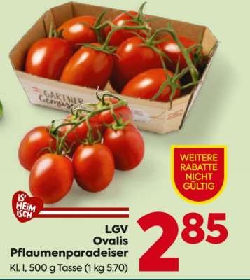 LGV Ovalis Pflaumenparadeiser