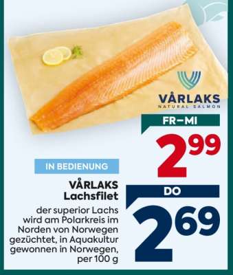 Várlaks Lachsfilet