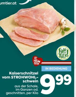 Kaiserschnitzel vom STROHWOHL-schwein