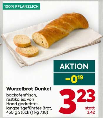 Wurzelbrot dunkel