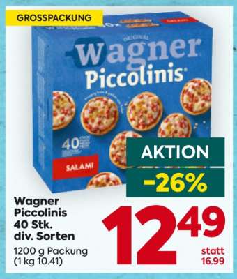 Wagner Piccolinis 40 Stk. div. Sorten