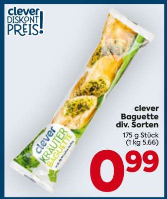 clever Baguette div. Sorten