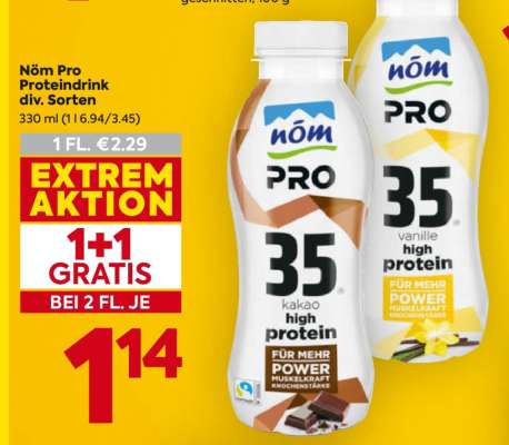 Nöm Pro Proteindrink div. Sorten