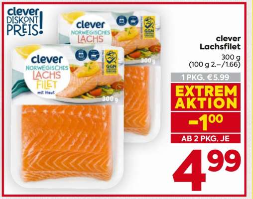 clever Lachsfilet
