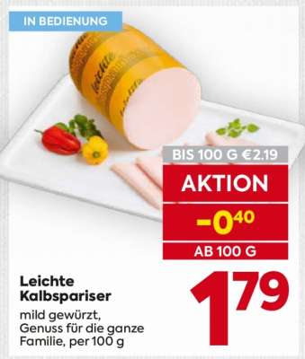 Leichte Kalbspariser