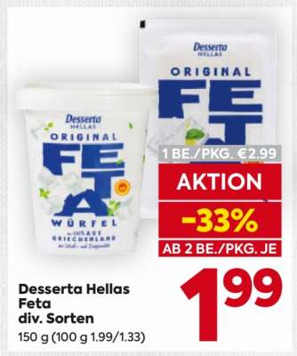 Desserta Hellas Feta div. Sorten
