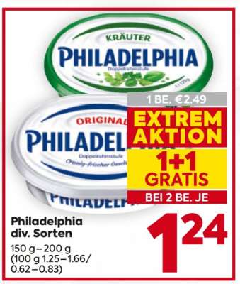 Philadelphia div. Sorten