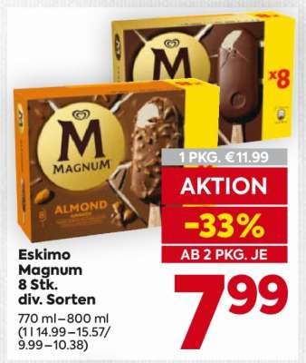 Eskimo Magnum 8 Stk. div. Sorten