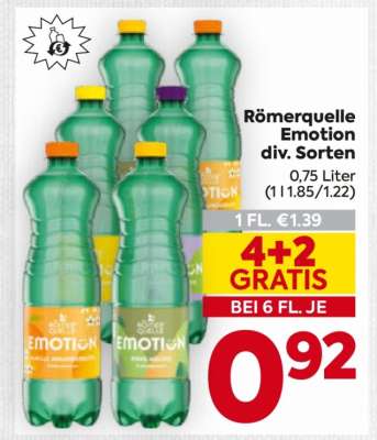Römerquelle Emotion div. Sorten