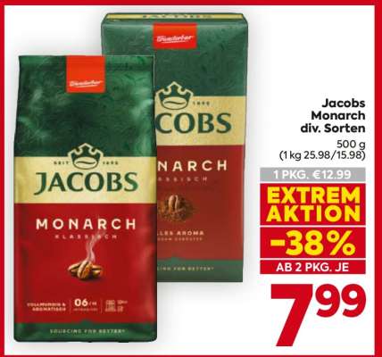 Jacobs Monarch div. Sorten