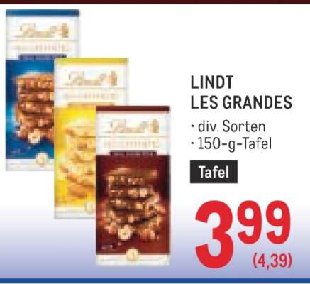 LINDT LES GRANDES