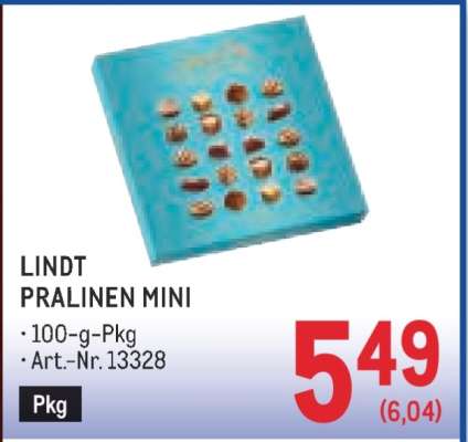 LINDT PRALINEN MINI