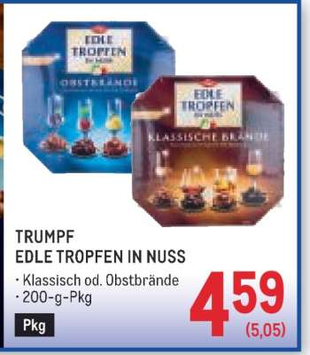 TRUMPF EDLE TROPFEN IN NUSS