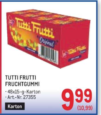 TUTTI FRUTTI FRUCHTGUMMI