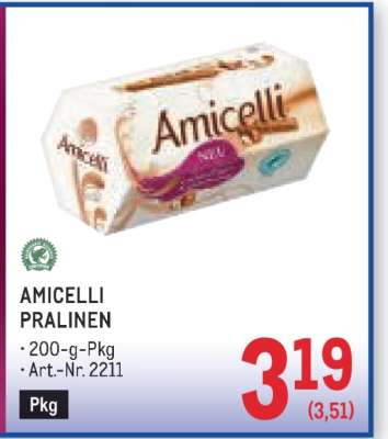 AMICELLI PRALINEN