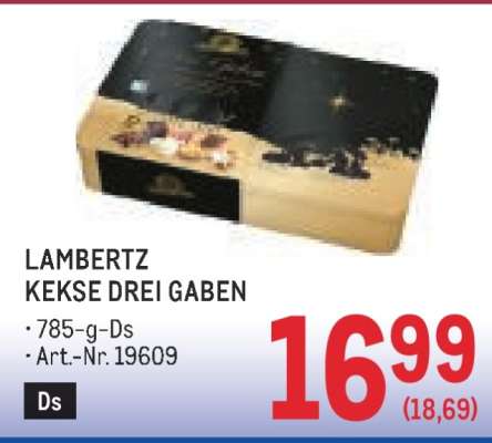 LAMBERTZ KEKSE DREI GABEN