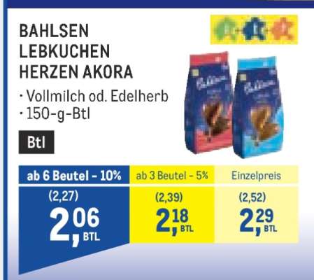 BAHLSEN LEBKUCHEN HERZEN AKORA
