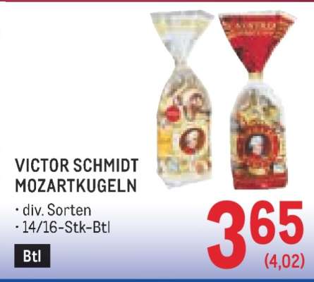 Victor Schmidt Mozartkugeln