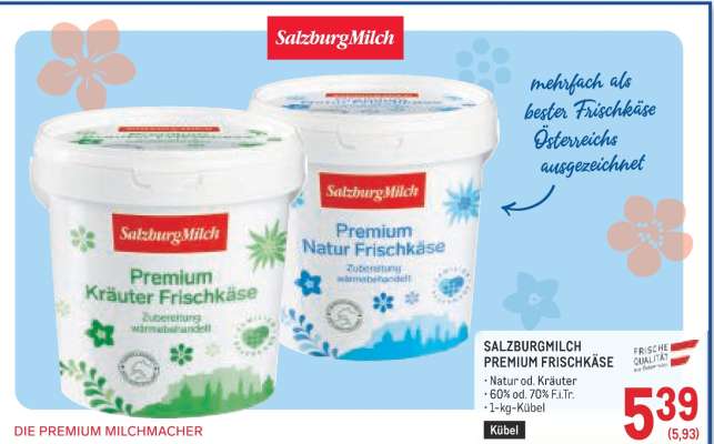 SalzburgMilch Premium Frischkäse