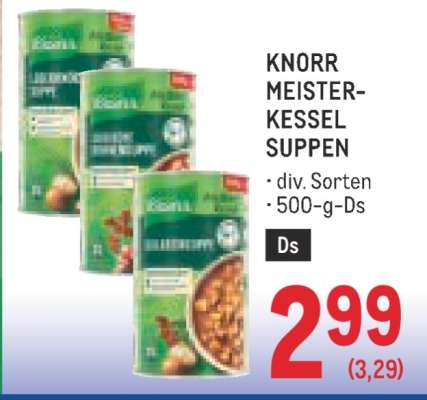 KNORR MEISTER-KESSEL SUPPEN