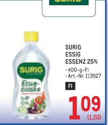 SURIG ESSIG ESSENZ 25%
