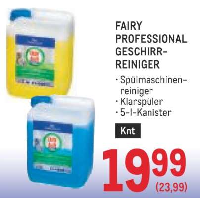 FAIRY PROFESSIONAL GESCHIRR-REINIGER