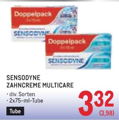 Sensodyne Zahncreme Multicare