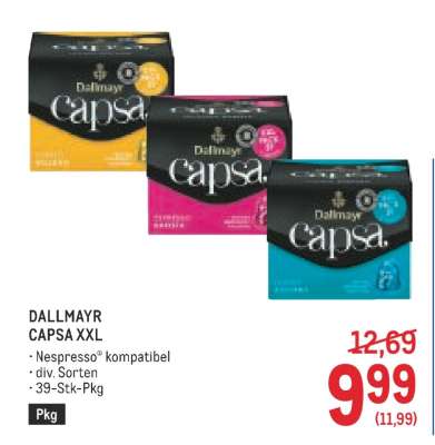 Dallmayr Capsa XXL