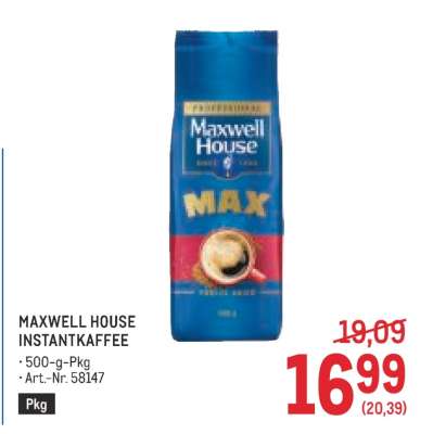 MAXWELL HOUSE INSTANTKAFFEE