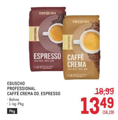 EDUSCHO PROFESSIONAL CAFFÈ CREMA OD. ESPRESSO