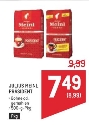 JULIUS MEINL PRÄSIDENT