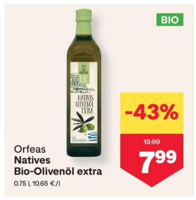 Orfeas Natives Bio-Olivenöl extra