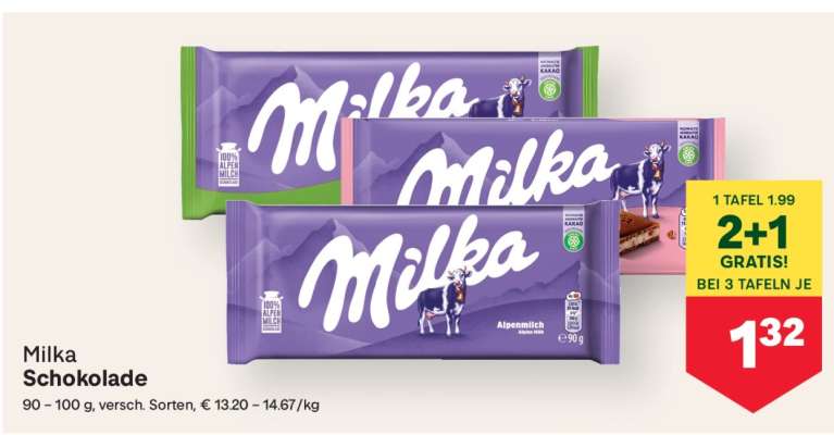 MILKA SCHOKOLADE