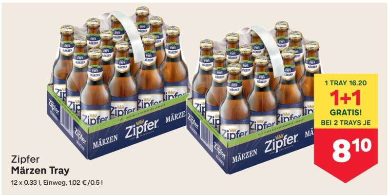 Zipfer Märzen Tray